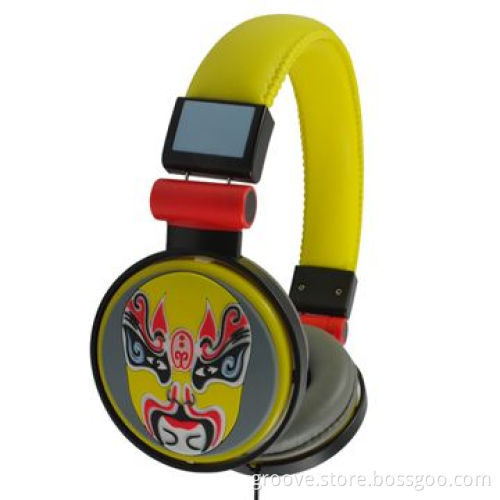 Fashionable Wired Retractable Headphones with 1,000mW Maximum Power Handling and 120cm Cable Length